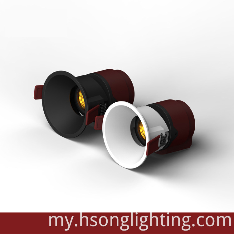 မည်သည့်စီးပွားဖြစ်လျှောက်လွှာအတွက် HSong Recessed Cob anti Glare round squar Wall Wash မီးမောင်းထိုးပြခြင်း